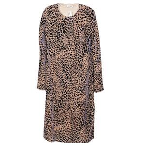 NEW Roseanna Cheetah Print Crushed Velvet Midi Dress, NWT, Size Small, MSRP $745